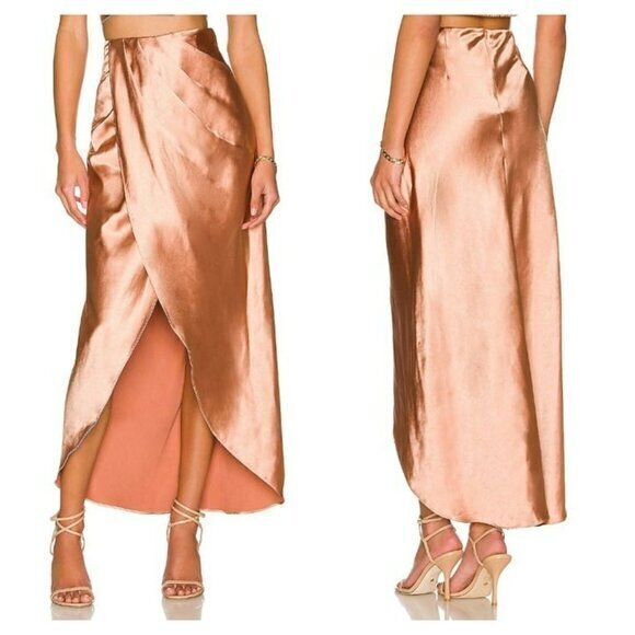 REVOLVE Dresses & Skirts - Line & Dot Lisa Midi Skirt - Ginger